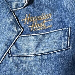 80s Vintage Hawaiian Host Denim Jacket